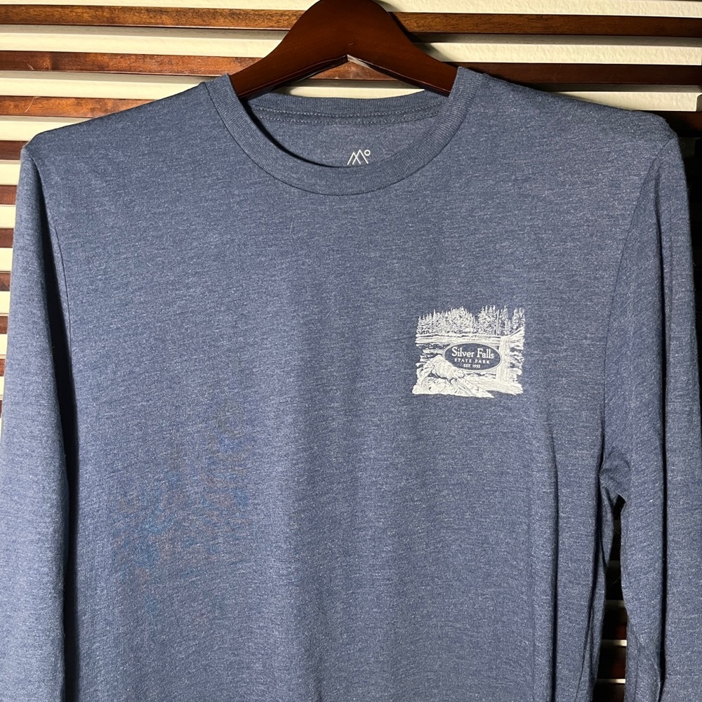 Sold on depop - McGovern Outdoors T-Shirt - Silver Falls National Park Map